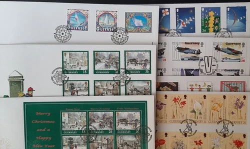 z(GGY-251) GUERNSEY 2000 FDC set of (7) First Day Covers (ALL pictured)