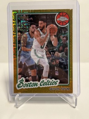 2025-26 Topps Basketball - Jayson Tatum -  45th Anniversary /50 Gold Mojo NBA