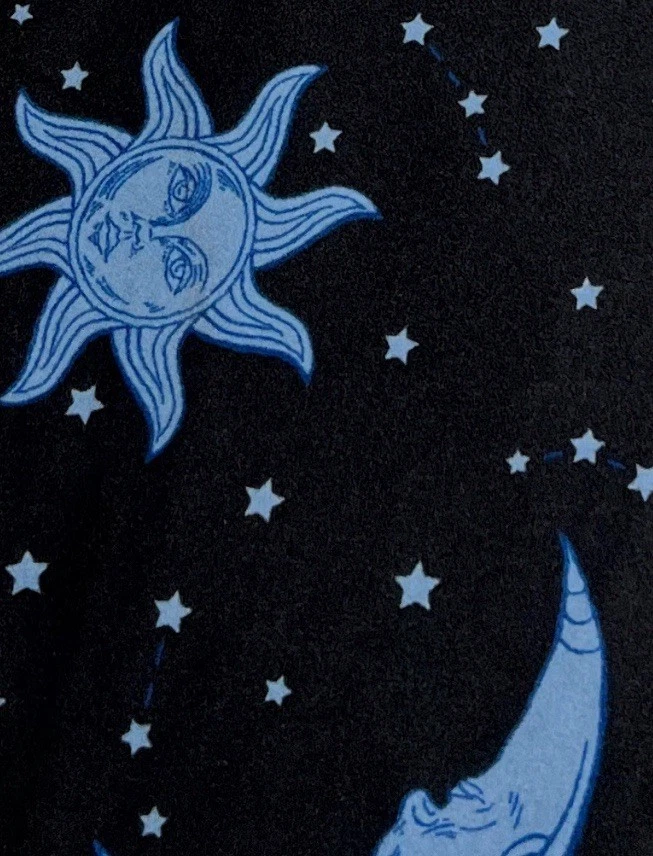 Leggings LuLaRoe TC Alto Curvilíneo UNICORNIO Estrellas SOL Media Luna Galaxia Celestial Foto 3 de 4