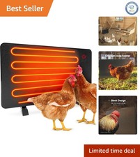 Safe and Energy-Efficient Chicken Coop Heater, 150W for Pets  Under Desk Use