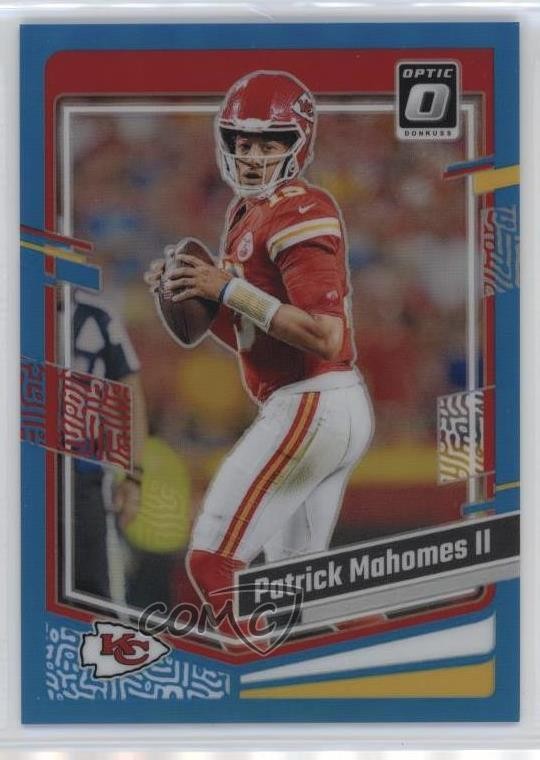 2023 Panini Donruss Optic Aqua Prizm /299 Patrick Mahomes II #93