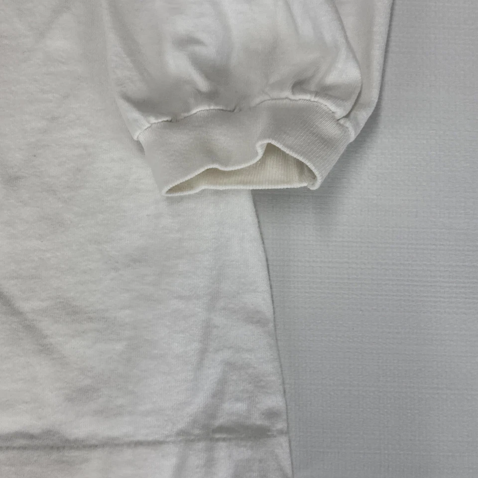 Vintage ASICS 1994 IOWA GAMES T Shirt Adult Large White Double Sided USA Made - image 3 of 4