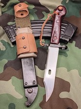 Romanian Type I Bayonet w/ Complete Sheath - Unissued Cold War 7.62x39 #4