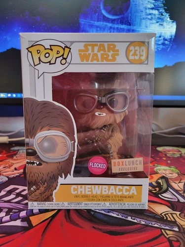 Funko Pop! Vinyl: Star Wars - Chewbacca (w/ Goggles) (Flocked) - Box Lunch...