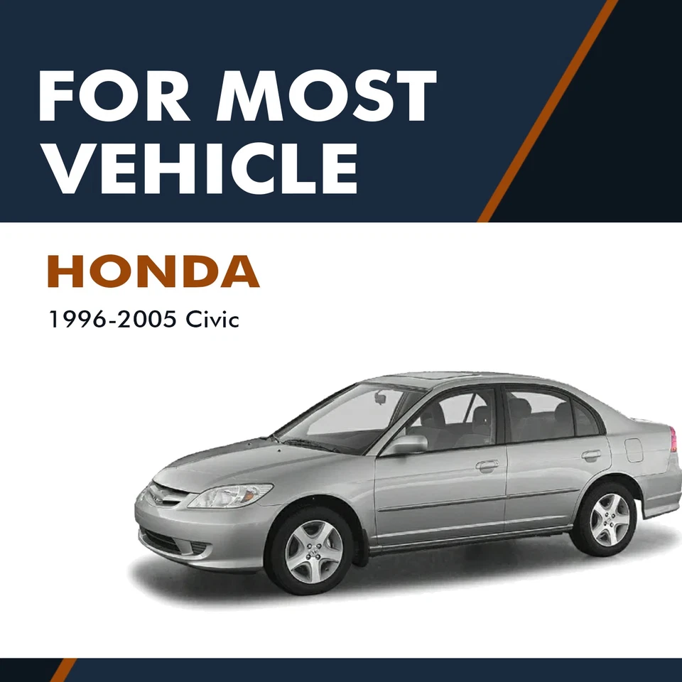 Conjunto 6 rotores de freio dianteiros perfurados 262-pastilha de freio de cerâmica para 1996-2005 Honda Civic - Imagem 2 de 4