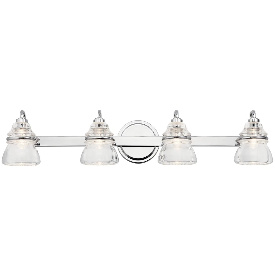 Kichler 45694CH - Talland 4 Light 31" Wide Bathroom Vanity Light - Chrome - Image 3 of 3
