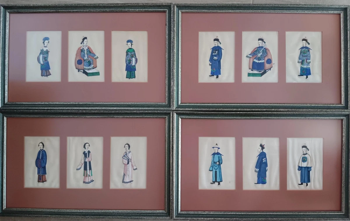 古董原始1850-1899 年中国画作、画卷| eBay