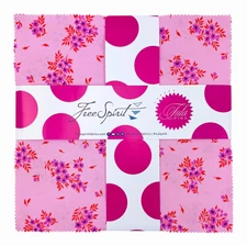 Free Spirit - Tula Pink - 2025 True Colors 10" Charm Pack 42 pcs