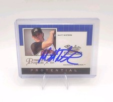 Matt Wieters Signed IP 2007 Tristar Prospects Plus Protential Rookie Card Auto
