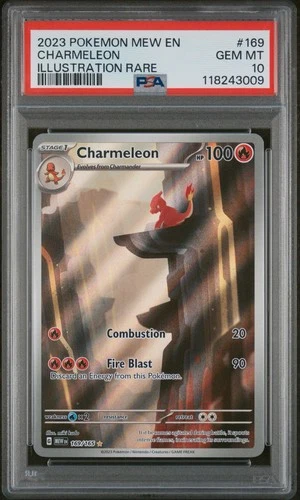 PSA 10 Charmeleon 169/165 Scarlet & Violet 151 Illustration Rare