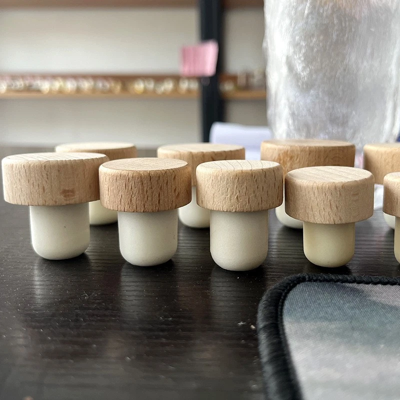 Synthetic Wood T-shape Cork Top Stopper for Home Brew Bottles Sealing Plugs - image 4 of 4