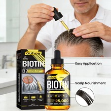 Biotin Hair Oil Collagen Scalp Serum Rosemary Strengthening Treatment 30ml