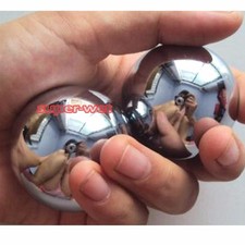 2 Metal Exercise Hand Wrist Baoding Balls Stress Relief Chinese Therapy Massager