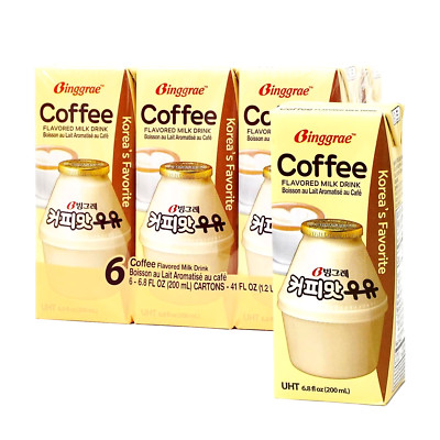 Binggrae Coffee Flavored Milk Drink 6.8 oz x 48 Packs~11/05/2026