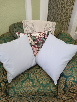 Zara Home Cushions With Feather Pads, Each Approx 45cm x 46cm UK