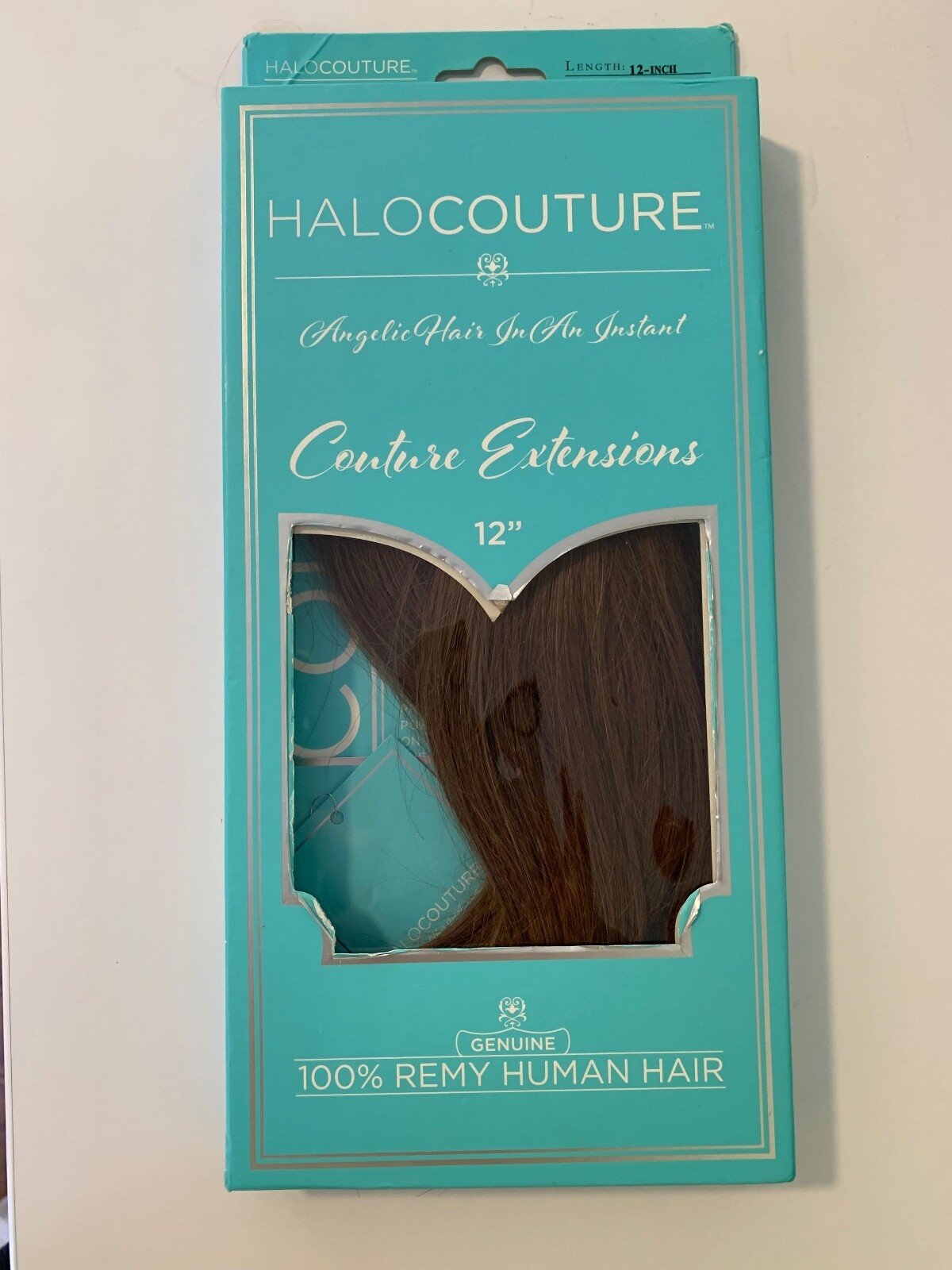 Halo Couture Hair Extensions 12 Inch 4 med brown eBay