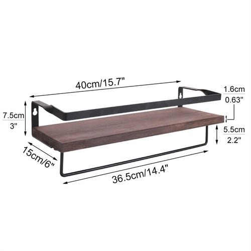 Popular Wall Small Bookshelves Floating Shelves Storage Rack Succulents Holders - Picture 17 of 17