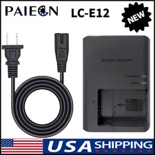 LC-E12 Charger For Canon LP-E12 LC-E12E Battery EOS M200 M50 M50II M10 M100 100D