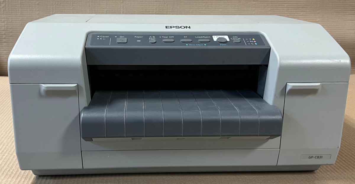 EPSON GP-C831 COLOR INKJET LABEL PRINTER GPC831 FOR PARTS ONLY NO  