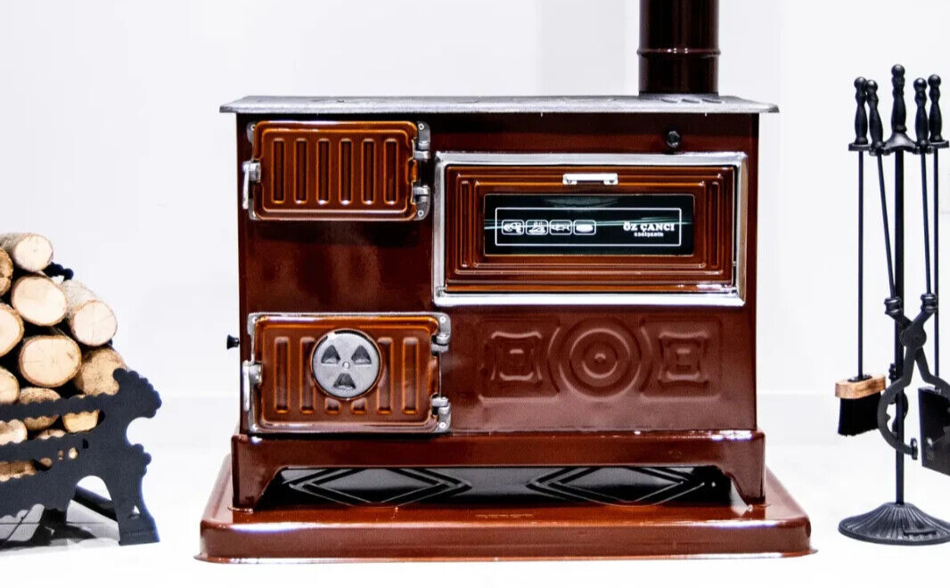 BRENNHOLZ × asimocrafts A_Cooker Amazon.com: Indoor Wood-Burning Heating Stove, Thickened