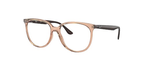 Ray Ban RB6345 2732 Brown Metal Half Rim Square Eyeglasses  display picture 2