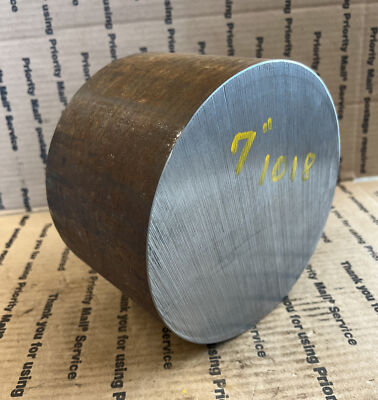 7  Round Steel Bar 3'' L Lathe Stock Machining Blacksmithing 1018 Alloy