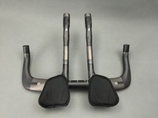 TOSEEK Manubrio Bici Fibra di Carbonio TT Bullhorn Bar Aero Bar 31.8*400/420/440mm