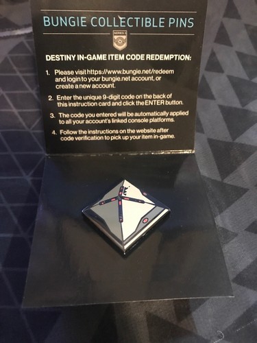 Destiny 2 Tyrant Ghost Shell Collectible Pin (NO EMBLEM CODE INCLUDED)