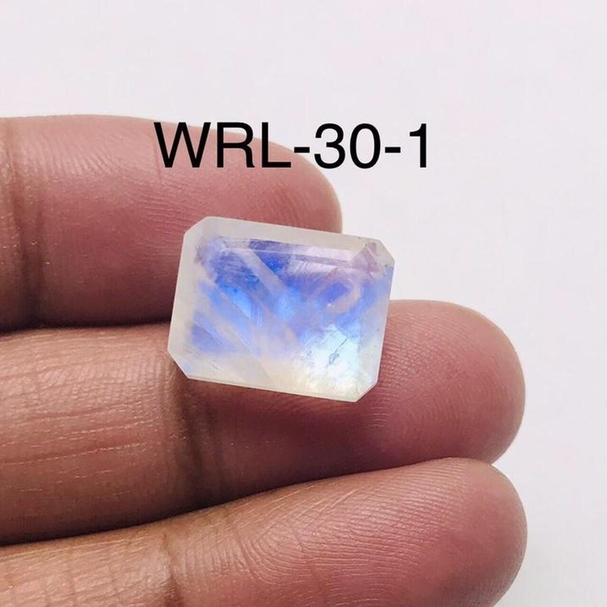 Rainbow Moonstone Facetted Cut Stone Square & Rectangle Rainbow Moonstone Facetted Cut Stone Square & Rectangle
