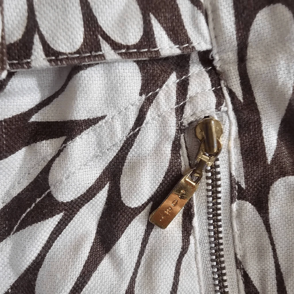 Abito tubino Tory Burch taglia 6 lino cotone senza maniche lavoro carriera