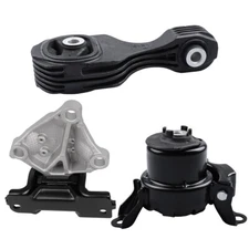3x Auto Trans Engine Motor & Transmission Mount for Honda Fit 2015-2020 L4 1.5L