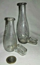 DEUX ANCIEN ABREUVOIR A OISEAUX EN VERRE SOUFFLE