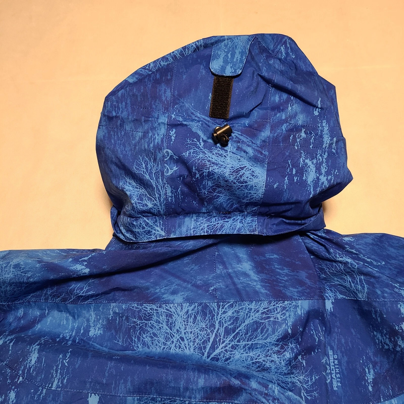 Limited Edition Frogg Toggs Pilot PRO Jacket Sz M Realtree Fishing Dark Blue - product detail image 14