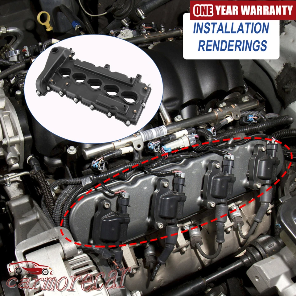 Valve Cover w/ Gasket 12591996 For Chevrolet Colorado GMC Canyon 04-06 I-350 3.5 - Image 3 of 4