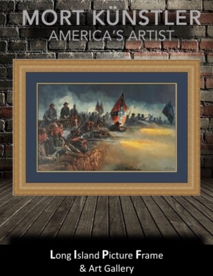 Mort Künstler  Valor In Gray  Signed Limited Edition Custom Framed Print   COA