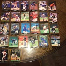 1991 Leaf Gold Rookies Complete Insert Set 26 Cards Bagwell, Mussina, Ryan