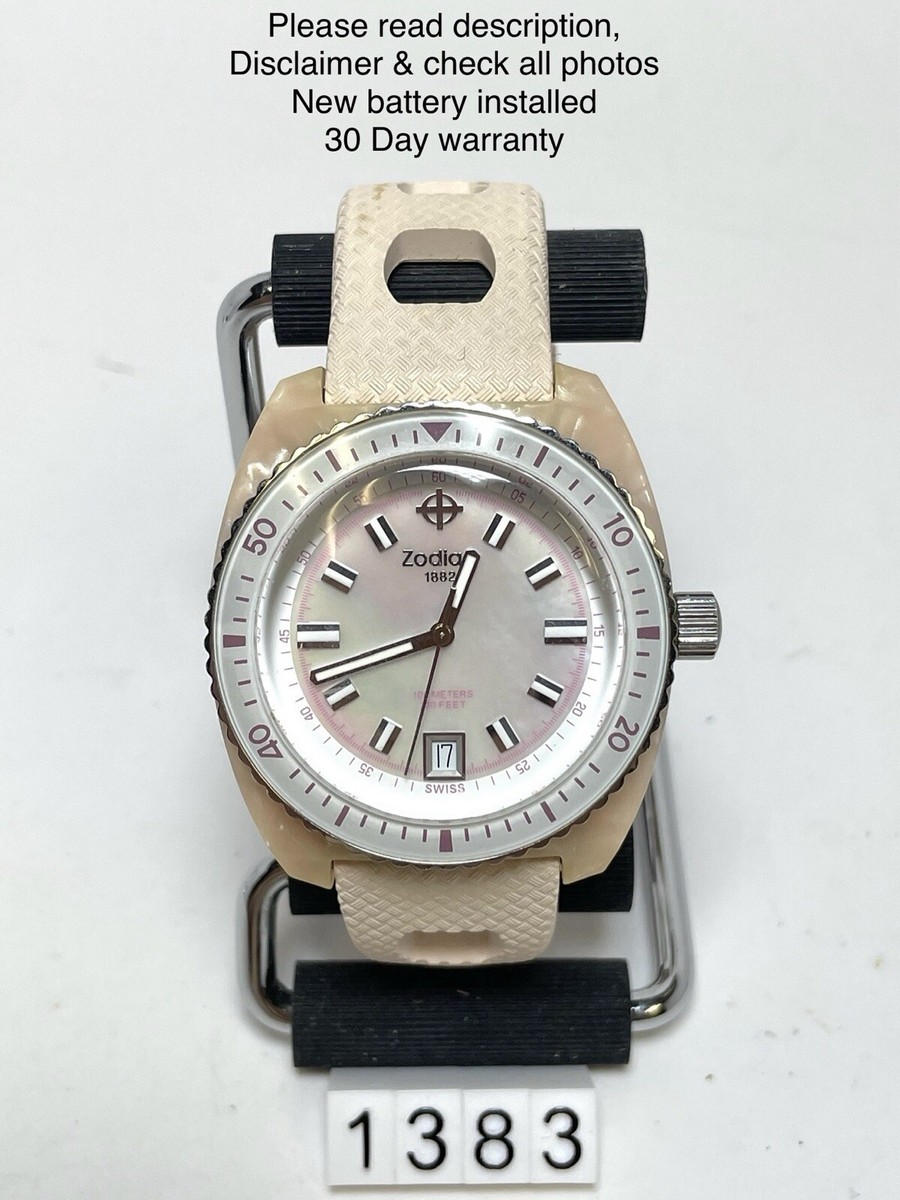 Zodiac Seadragon Mother of Pearl 40mm Watch ZS2935 New Zodiac Seadragon Mother of Pearl 40mm Watch ZS2935 New