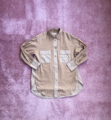 MARC O POLO Damen Bluse Hemd Shirt Hemdbluse Blouse Gr. 36 Elegant A2914 Beige