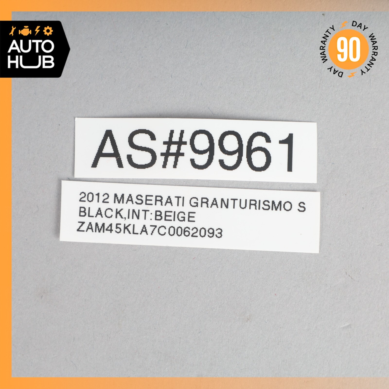 08-19 Maserati GranTurismo S M145 Front Right Side Exterior Door Handle OEM