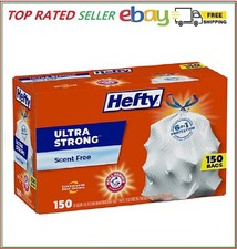 Hefty Ultra Strong 13-Gallon Kitchen Drawstring Trash Bags 150 ct. 