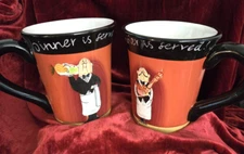 Certified International TRACY FLICKINGER 5" Ceramic Coffee Tea Mug - Set of 2