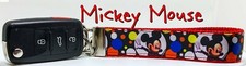Mouse Key Fob Wristlet Keychain 1"wide Zipper pull Camera strap