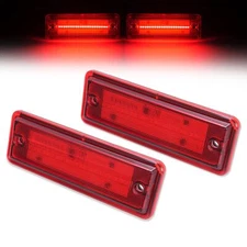 LED Rear Side Marker Parking Lights For El Camino & Caballero & Malibu 1978-1987