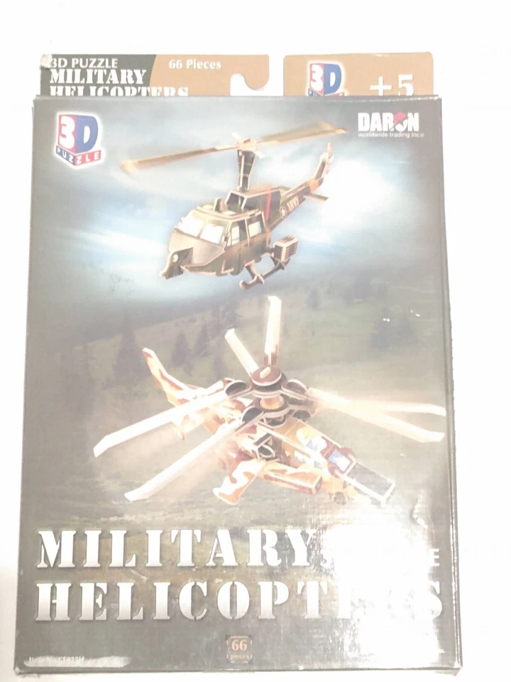 3D Puzzle Military Helicopters Daron - Image 3 of 4