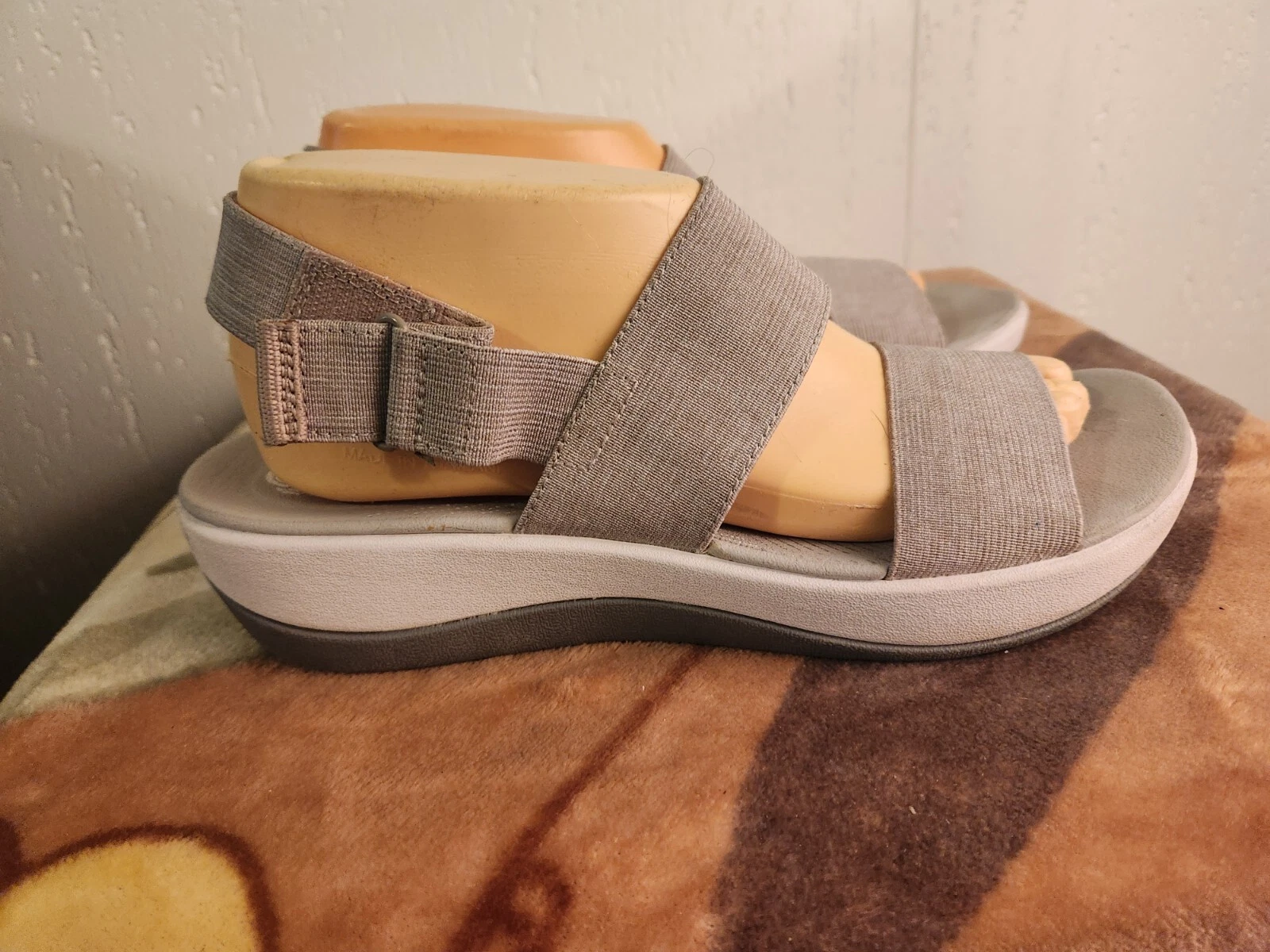 Sandali Clarks Collection Aria Jacory donna tg 9 grigi con cinturino elastico #43