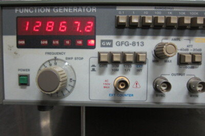 GW GFG-813 Function Generator, 0.1Hz-13MHz | eBay