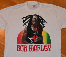  1980's BOB MARLEY vtg reggae band concert tour tee t-shirt L Jamaica 80's