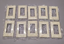 10pk Legrand Snap-On Wall Plate for Self-Contained 1 Gang Switches Receptacles