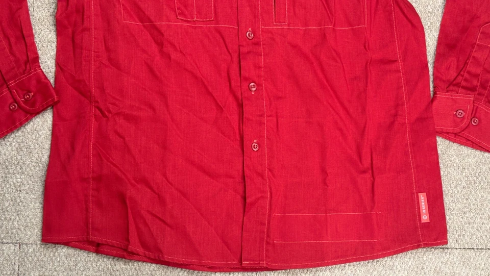 Bulwark FR 2112 Men's Protective Apparel Button Up Shirt Size Large - Image 2 of 4