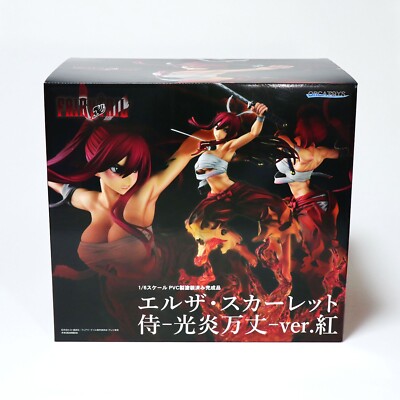 Fairy Tail Erza Samurai Crimson 17,1 Zoll 1/6 Anime Figur PVC Statue Orca Spi...